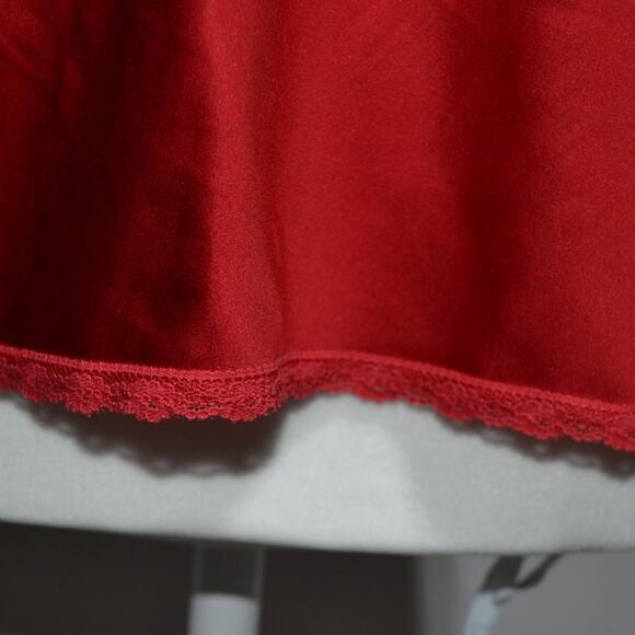 Warners Vintage Red Lace Camisole Tank Top Size 34 - Picture 5 of 9